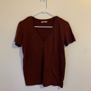 zara v neck
